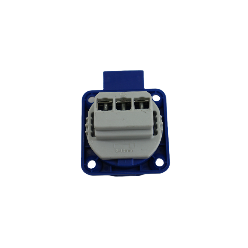 Recessed Socket 2P 16A With Cover IP54 Blue 105-0b PCE